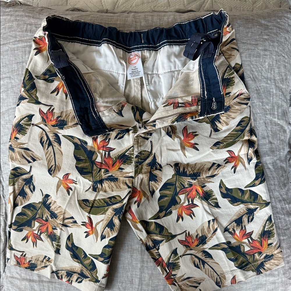 Wonder Nation Tropical Print Kids Shorts